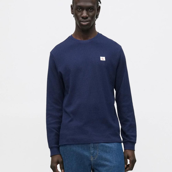 Calvin Klein Ανδρική μακρυμάνικη μπλούζα Long Sleeve Waffle T-shirt